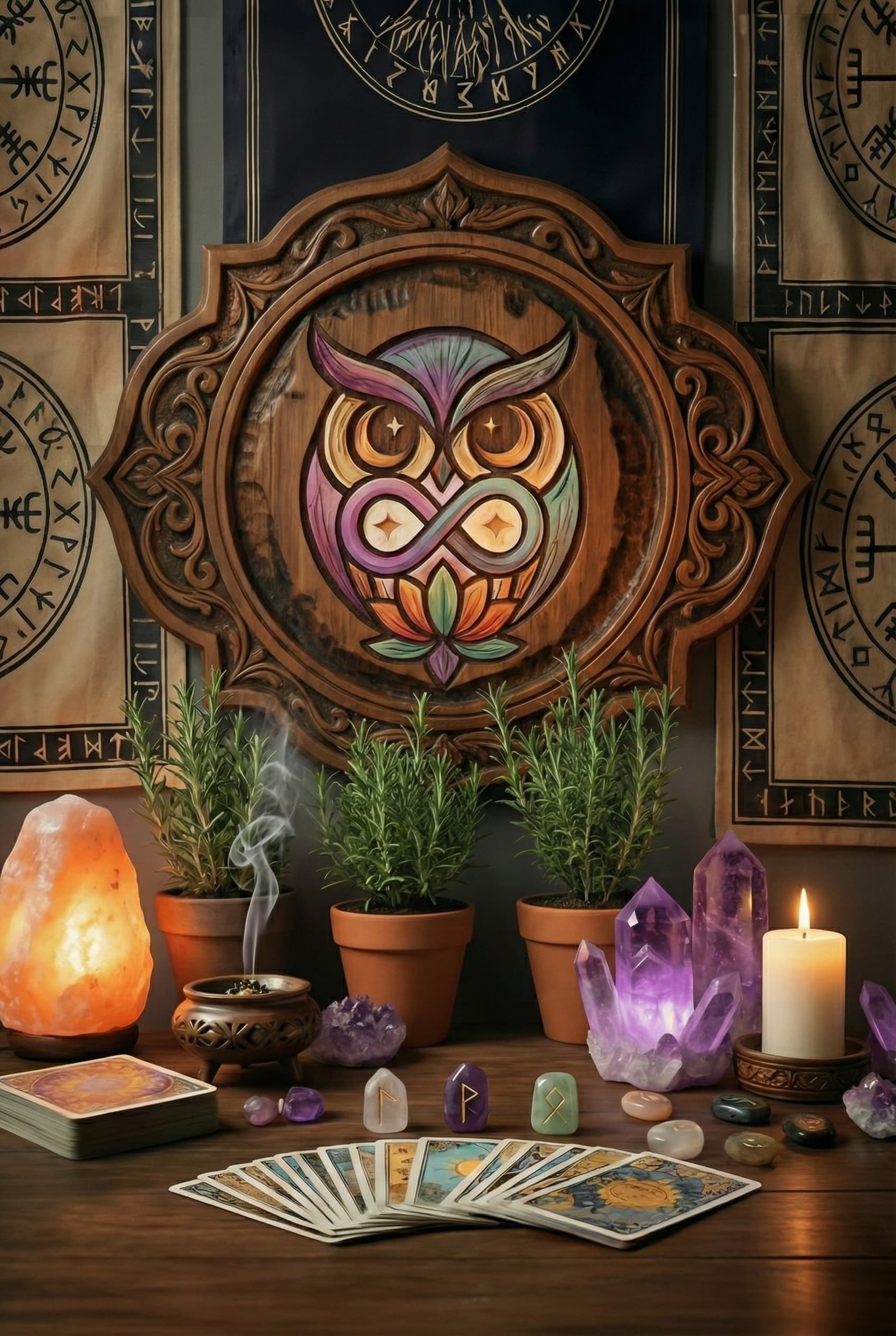 Búho Místico - Banner móvil